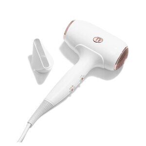 LAST DAY T3 White and Rose Gold Hair Dryer with Concentrator Nozzle